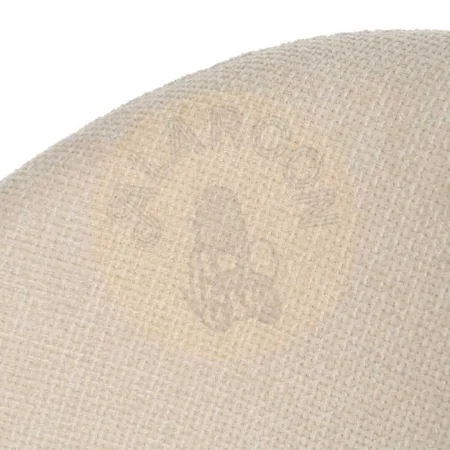 Silla blanca tapizada en tejido poliéster con patas de hierro 49x60x81cm - Ixia - 612563IX - foto-secundaria-4
