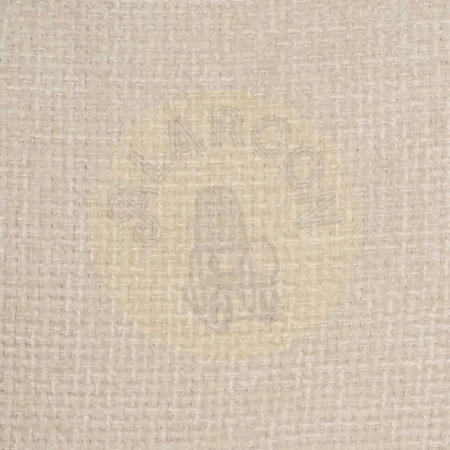 Silla blanca tapizada en tejido poliéster con patas de hierro 49x60x81cm - Ixia - 612563IX - foto-secundaria-7