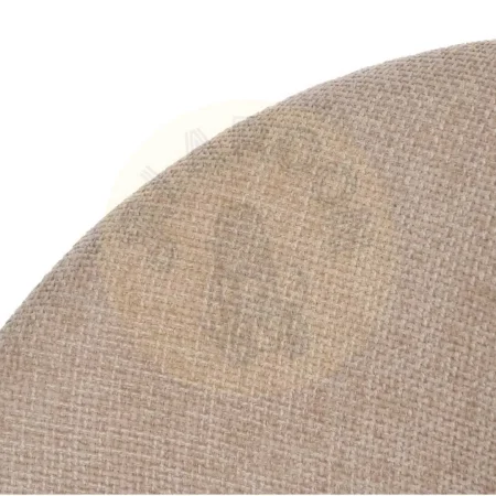 Silla beige en tejido con estructura metálica 49x60x81cm - Ixia - 612564IX - foto-secundaria-4