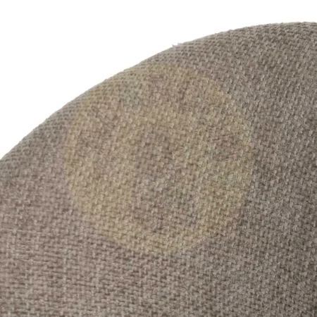 Silla tapizada taupe en tejido con patas de hierro y asiento en DM acolchada 49x60x81cm - Ixia - 612565IX - foto-secundaria-4