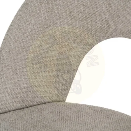 Silla tapizada en tejido gris con estructura metálica 49x60x81cm - Ixia - 612570IX - foto-secundaria-6