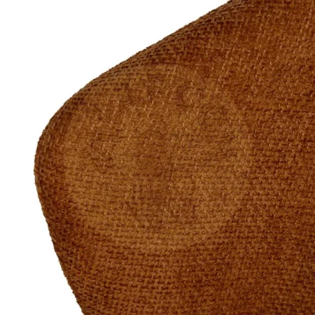 Silla tapizada marrón en tejido poliéster con patas de hierro 52.50x55x80cm - Ixia - 612575IX - foto-secundaria-6