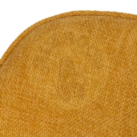 Silla tapizada amarilla en tejido poliéster con patas de hierro estilo contract 61x59.50x83cm - Ixia - 612582IX - foto-secundaria-4