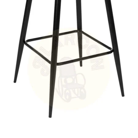 Taburete alto tapizado verde pana patas de hierro 54x41.50x109cm - Ixia - 612591IX - foto-secundaria-9