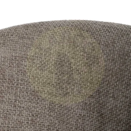 Silla tapizada taupe en tejido poliéster con patas de hierro 57x56x81cm - Ixia - 612600IX - foto-secundaria-6