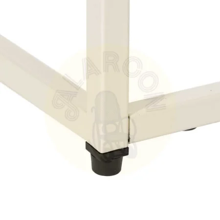 Mesita crema de acero con cajón y tirador dorado acabado brillo 43x41x50cm - Ixia - 612601IX - foto-secundaria-8