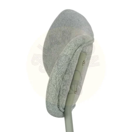 Silla verde apilable tejido 100% poliéster y estructura metálica 49x47x76cm - Ixia - 612606IX - foto-secundaria-4