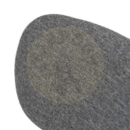 Silla apilable tapizada en tejido gris con estructura metálica 49x47x76cm - Ixia - 612607IX - foto-secundaria-4