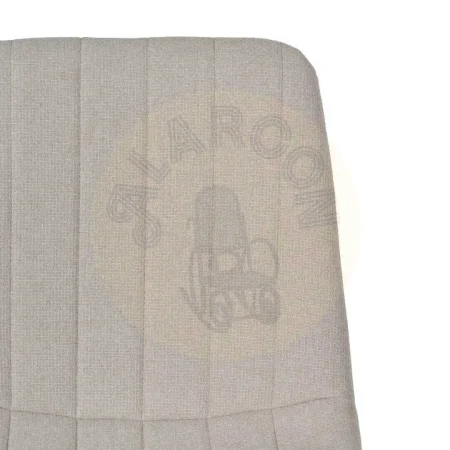 Silla tapizada crema en tejido con estructura metálica 44x51x88cm - Ixia - 612612IX - foto-secundaria-3