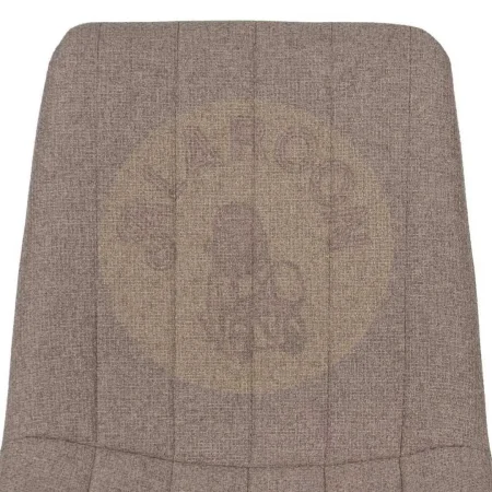 Silla beige en tejido con estructura metálica para salón 44x51x88cm - Ixia - 612613IX - foto-secundaria-3
