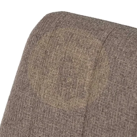 Silla beige en tejido con estructura metálica para salón 44x51x88cm - Ixia - 612613IX - foto-secundaria-5
