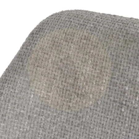 Silla tapizada gris en tejido con estructura metálica 48x61x85cm - Ixia - 612646IX - foto-secundaria-5