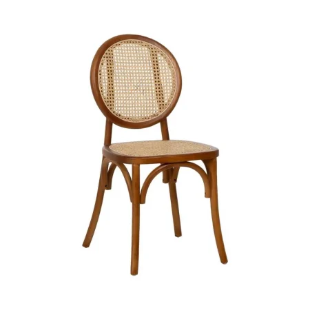 Silla miel en madera de olmo estilo contract 44.50x41.50x89cm - Ixia - 612650IX - foto-blanco