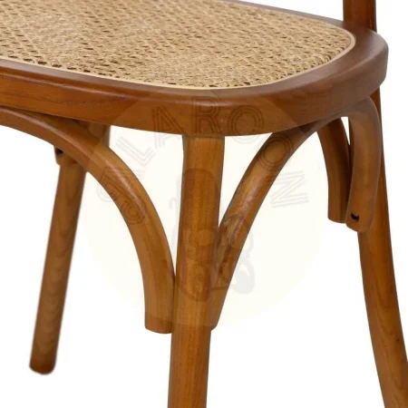 Silla miel en madera de olmo estilo contract 44.50x41.50x89cm - Ixia - 612650IX - foto-secundaria-6