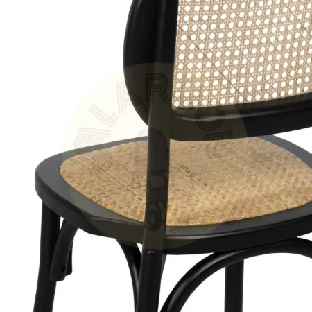 Silla de madera de olmo negra estilo contract 45x41x88cm - Ixia - 612655IX - foto-secundaria-11