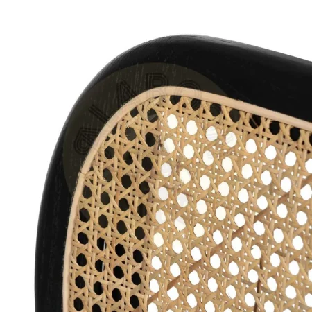 Silla de madera de olmo negra estilo contract 45x41x88cm - Ixia - 612655IX - foto-secundaria-5