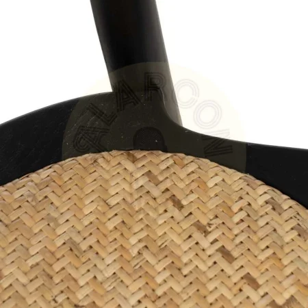 Silla de madera de olmo negra estilo contract 45x41x88cm - Ixia - 612655IX - foto-secundaria-7