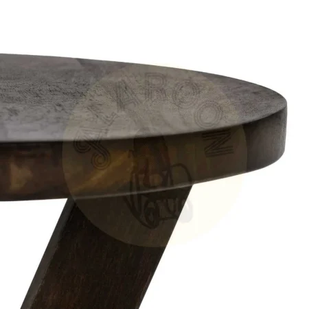 Mesita auxiliar de madera de mango natural para salón 37x37x60cm - Ixia - 612661IX - foto-secundaria-2