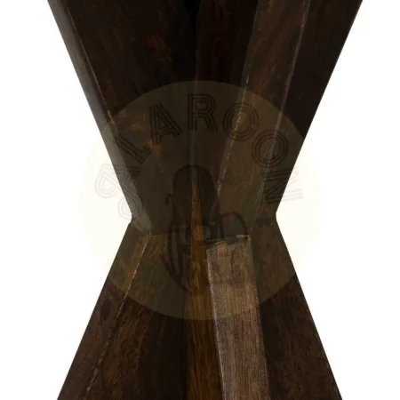Mesita auxiliar de madera de mango natural para salón 37x37x60cm - Ixia - 612661IX - foto-secundaria-3