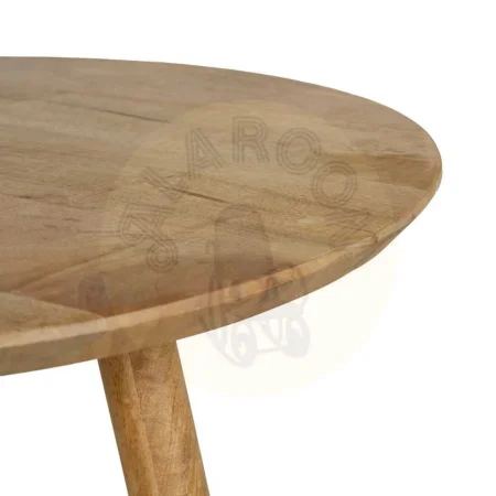 Mesa de centro natural en madera de mango 60x60x45cm - Ixia - 612666IX - foto-secundaria-4