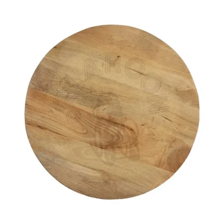 Mesa de centro natural en madera de mango 60x60x45cm - Ixia - 612666IX - foto-secundaria-6
