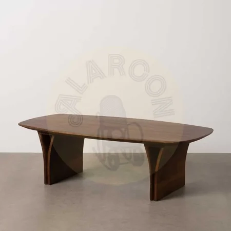 Mesa de centro marrón en madera de acacia 130x70x40cm - Ixia - 612681IX - foto-secundaria-8