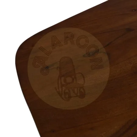 Mesa de comedor marrón en madera de acacia 180x90x76cm - Ixia - 612682IX - foto-secundaria-1