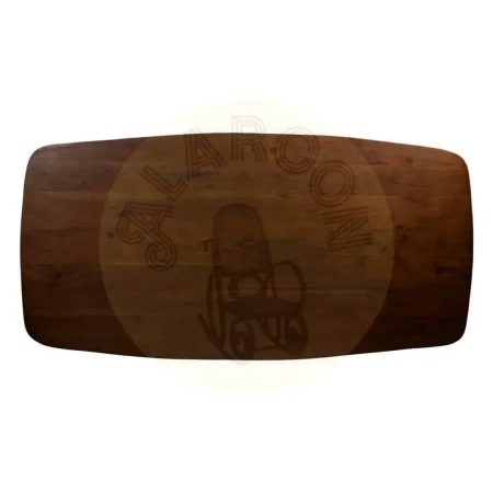 Mesa de comedor marrón en madera de acacia 180x90x76cm - Ixia - 612682IX - foto-secundaria-6