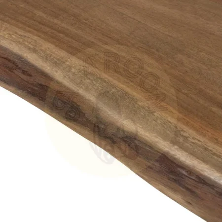 Mesa de comedor rectangular de madera de acacia y hierro tablero 56mm 300x100x77cm - Ixia - 612699IX - foto-secundaria-6