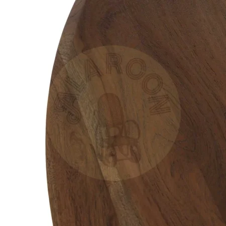 Mesa de comedor de madera de acacia marrón 130x130x76cm - Ixia - 612793IX - foto-secundaria-1