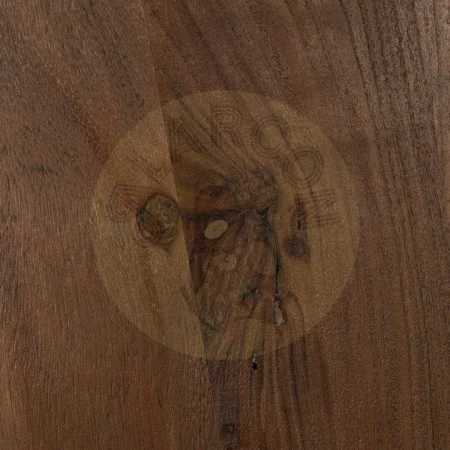 Mesa de comedor de madera de acacia marrón 130x130x76cm - Ixia - 612793IX - foto-secundaria-2