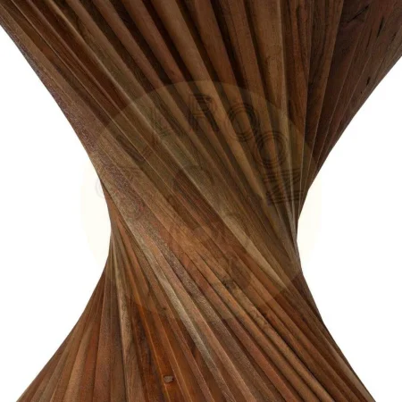 Mesa de comedor de madera de acacia marrón 130x130x76cm - Ixia - 612793IX - foto-secundaria-4