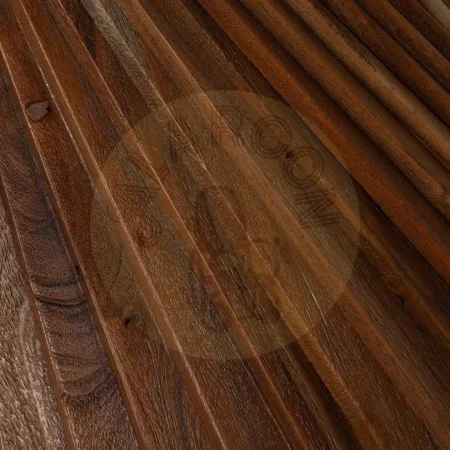 Mesa de comedor de madera de acacia marrón 130x130x76cm - Ixia - 612793IX - foto-secundaria-5