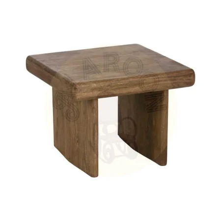 Mesa de centro para salón madera de mango marrón 60x60x45cm - Ixia - 612800IX - foto-secundaria-1