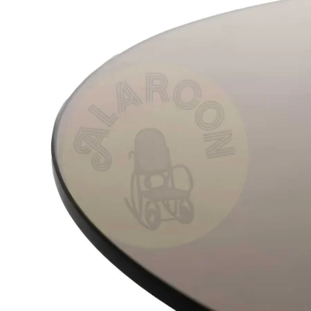 Mesa de centro miel en madera de mango con tablero de cristal 50x50x56cm - Ixia - 612839IX - foto-secundaria-2