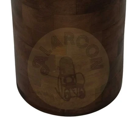 Mesa de centro miel en madera de mango con tablero de cristal 50x50x56cm - Ixia - 612839IX - foto-secundaria-5