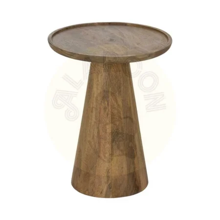 Set de 3 mesas de centro en madera de mango color miel 46x46x56cm - Ixia - 612841IX - foto-secundaria-1