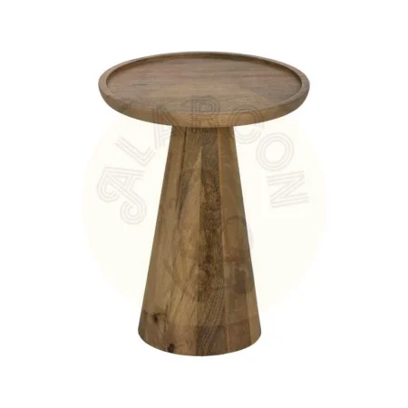 Set de 3 mesas de centro en madera de mango color miel 46x46x56cm - Ixia - 612841IX - foto-secundaria-2
