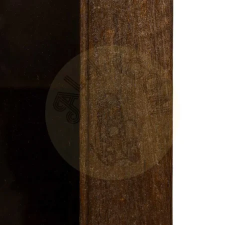 Vitrina de salón marrón en madera de mango y cristal 40x40x180cm - Ixia - 612866IX - foto-secundaria-7