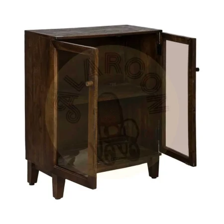 Armario de madera de mango marrón para salón 80x40x100cm - Ixia - 612867IX - foto-secundaria-1