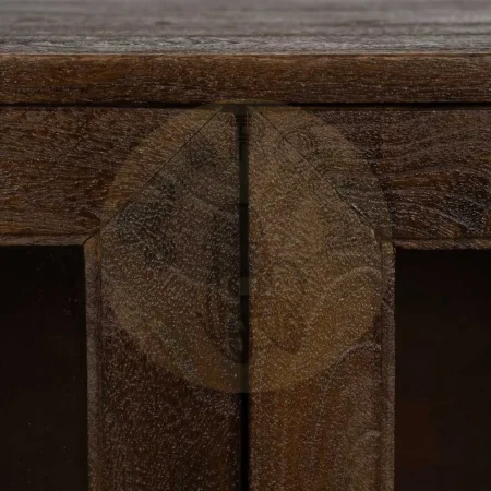 Armario de madera de mango marrón para salón 80x40x100cm - Ixia - 612867IX - foto-secundaria-7
