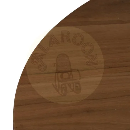 Mesa de comedor natural y negro en DM y metal 178x80x77cm - Ixia - 612895IX - foto-secundaria-1