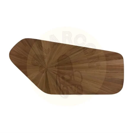 Mesa de comedor natural y negro en DM y hierro 178x80x77cm - Ixia - 612896IX - foto-secundaria-6