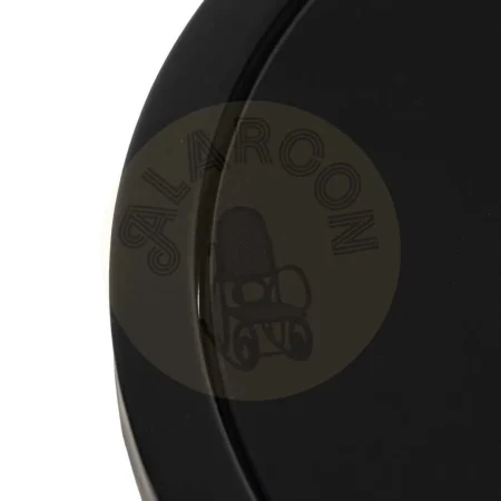 Consola negra de metal y cristal 101x30x83cm - Ixia - 612958IX - foto-secundaria-1