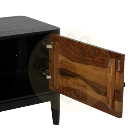 Mueble TV madera de mango y sheesham acabado marrón y negro - Ixia 160x40x50cm - Ixia - 612965IX - foto-secundaria-5