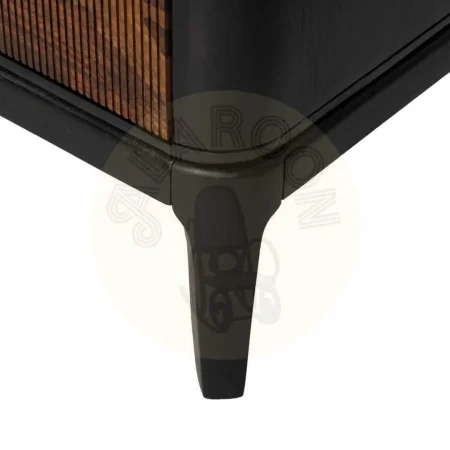 Aparador en madera de mango y sheesham marrón y negro para salón 160x40x75cm - Ixia - 612966IX - foto-secundaria-10