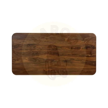 Mesa de comedor para salón marrón y negro en madera de mango y sheesham 180x90x76cm - Ixia - 612968IX - foto-secundaria-5