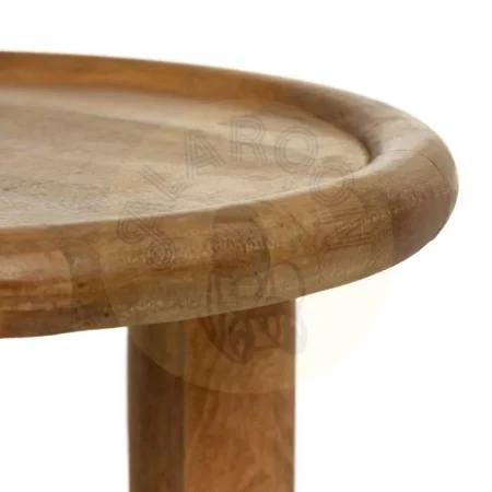 Mesita auxiliar en madera de mango natural 50x50x36cm - Ixia - 613008IX - foto-secundaria-4