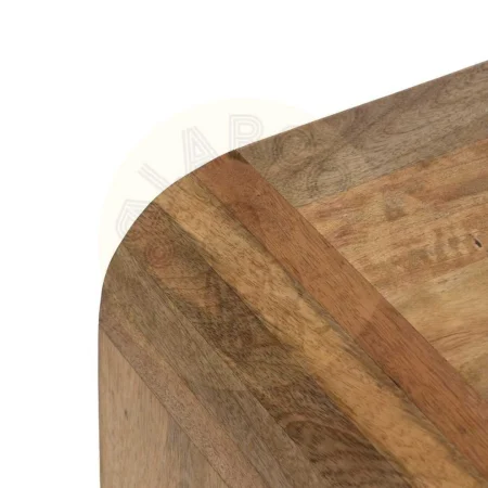 Mesita natural de madera de mango 41x30x42cm - Ixia - 613019IX - foto-secundaria-1
