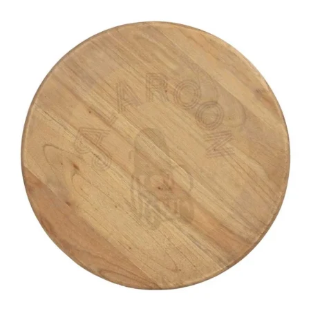 Mesa auxiliar natural en madera de mindi 40x40x55cm - Ixia - 613024IX - foto-secundaria-7